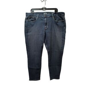 Levi Strauss Signature Modern Skinny Jeans Women’s 22W Short Blue Stretch 40x26